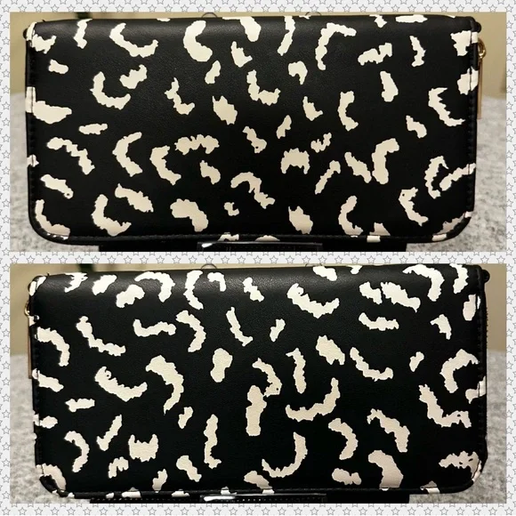New “a new day” PURRfect convertible wallet -Cheetah print -crossbody loops NWOT - Picture 12 of 12